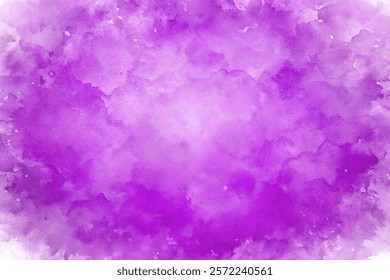 Soft purple watercolor background, abstract texture, artistic design, vibrant hues, creative backdrop, versatile use.