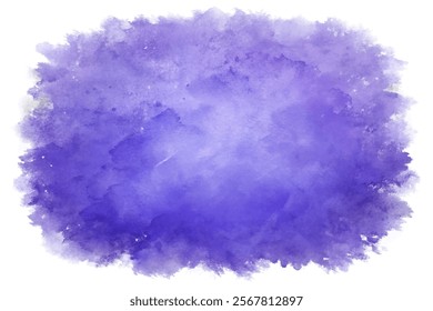 Soft purple watercolor background, artistic texture, vibrant hues, abstract design, creative backdrop, versatile use.