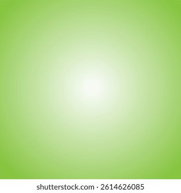 Soft radial green gradient background with light center and dark edges. Perfect for eco themes, web design, apps, or digital marketing visuals.