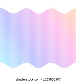 Soft rainbow color. Linear background. Design elements. Poligonal lines. Guilloche. The protective layer for banknotes, diplomas and certificates template. Vector illustration EPS 10 - Vector