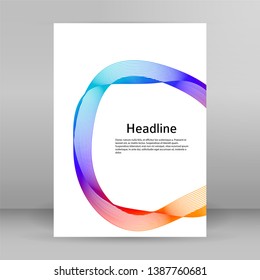 Soft rainbow color. Linear background. Design elements. Poligonal lines. Guilloche. The protective layer for banknotes, diplomas and certificates template. Vector illustration EPS 10 -