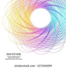 Soft rainbow color. Linear background. Design elements. Vector illustration EPS 10 for cover page flyer, business brochure, presentation template, unual report book, magazine, promotion new product