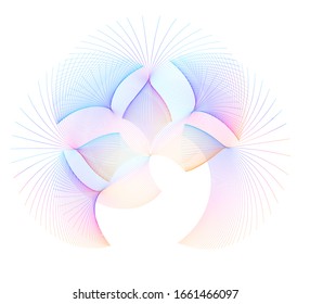 Weiche Regenbogenfarbe. Linearer Hintergrund. Designelemente. EPS10-Vektorillustration für Titelseiten-Flyer, Geschäftsbroschüre, Präsentationsvorlage, einsprachiges Berichtsbuch, Zeitschrift, Werbeaktion für neues Produkt