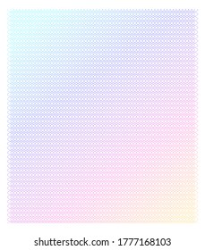 Soft rainbow color. Linear background. Design elements. Poligonal lines. Guilloche. The protective layer for banknotes, diplomas and certificates template. Vector illustration EPS 10