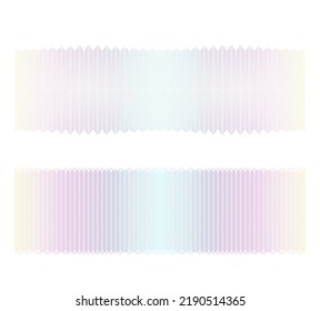 Soft rainbow color. Linear background. Design elements. polygonal lines. guilloche. Protective layer for the template of banknotes, diplomas and certificates. Vector illustration EPS 10