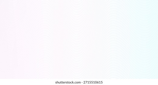 Cor do arco-íris macio. Plano de fundo linear. Elementos de design. Linhas poligonais. Guilloche. Nível protetor das notas de banco, diplomas e certificados