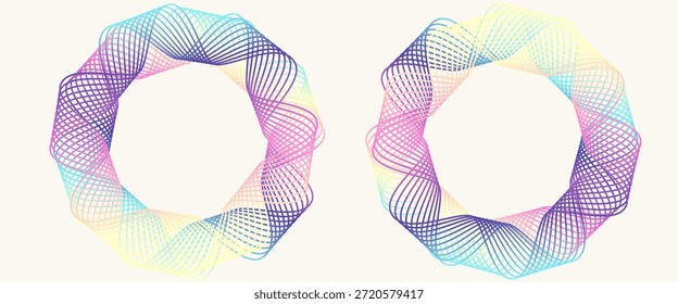 Soft rainbow color. Linear background. Design elements. Vector illustration EPS 10 for cover page flyer, business brochure, presentation template, unual report book, magazine, promotion new product