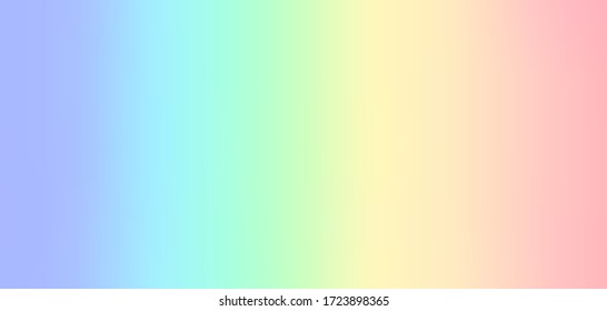 Soft Rainbow Gradient Background - Vector