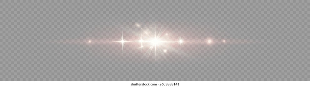 Soft rainbow light burst with glowing lens flare, transparent bokeh highlights, ethereal sparkle effect, pastel-colored radiance, horizontal gleam, dreamy glow with green and yellow reflections