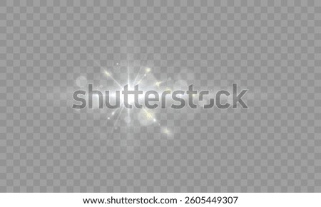 Soft rainbow light burst with glowing lens flare, transparent bokeh highlights, ethereal sparkle effect, pastel-colored radiance, horizontal gleam, dreamy glow with green and yellow reflections