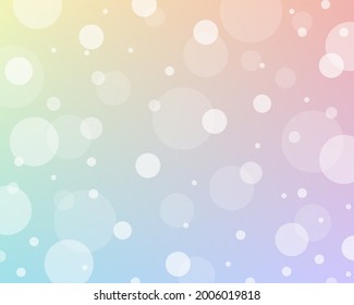 Weiche Regenbogen-Pastellfarben, Bokeh-Hintergrund