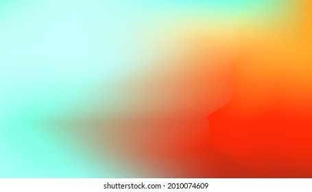Weich roter, blauer Regenbogen-Farbverlauf-Hintergrund. Vektorgrafik