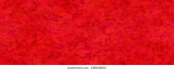 Soft red felt seamless pattern. Plush matter realistic vector texture. Velour fabric top view. Rustic wool background