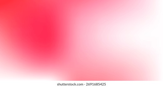 Suave gradiente rojo desvaneciéndose suavemente en un fondo blanco limpio creando un aspecto minimalista y elegante.