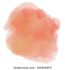 Soft red watercolor background. Abstract background for you design