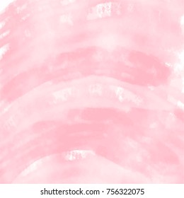 soft red watercolor pattern with wide curved horizontal stroke in different shades, vector illustration