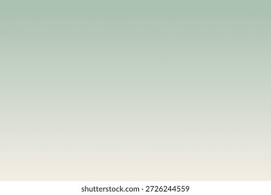 Fondo de gradiente lineal verde salvia y crema suave con transición suave para un diseño estético minimalista.