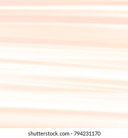 soft salmon pink and orange watercolor stripes pattern with irregular horizontal strokes and white lines, vector illustration