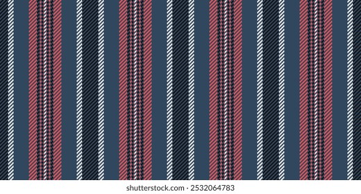 Weiche nahtlose Stoff Hintergrund, azul Textur Streifen Textil. Quadratische Linien Muster vertikalen Vektor in türkisen und schwarzen Farben Palette.