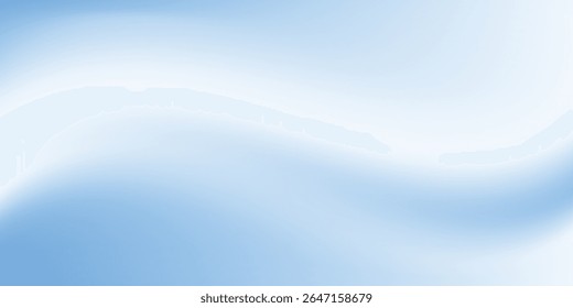 Soft and serene abstract background with vertical flowing sky blue hues. Perfect for mobile designs and social media stories.