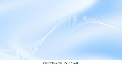 Fundo abstrato suave e sereno com vertical fluindo azul céu matizes. Perfeito para designs móveis e histórias de mídias sociais.