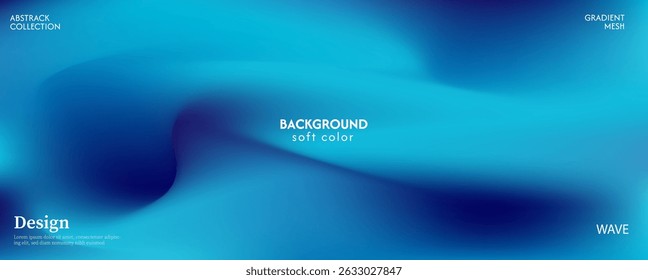 Soft and shiny blue fabric texture abstract combination background. Minimalist pastel color design.