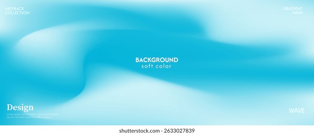 Soft and shiny bright sky blue abstract combination background. Minimalist pastel color design.