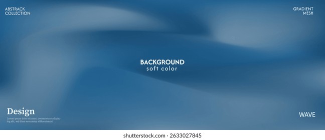 Soft and shiny cloudy blue abstract combination background. Minimalist pastel color design.