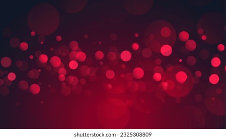 soft and shiny defocused bokeh banner design vector 