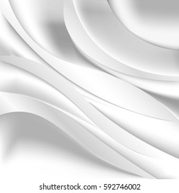 Soft silky fabric. Silk waves. Background.