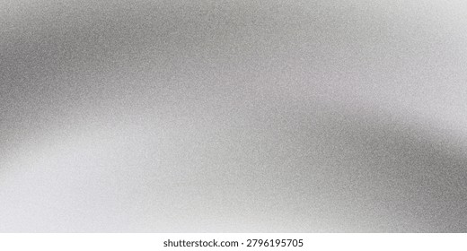 Soft silver metallic background with subtle grain and noise texture, ideal for graphic design, web backgrounds, product mockups, and photography overlays conveying minimalism and industrial mood.