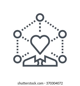 Soft skill icon suitable for info graphics, websites and print media and  interfaces. Line vector icon.