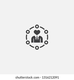 Soft skills base icon. Simple sign illustration. Soft skills symbol design. Can be used for web, print and mobile