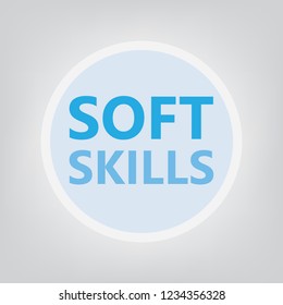 soft skills concept- vector illustration