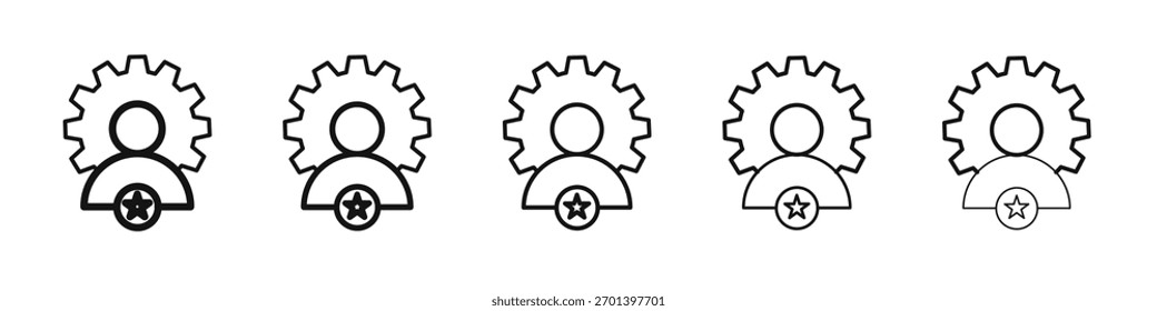 Soft skills icon design, logo, app, UI. Vector illustration, EPS