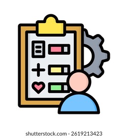 Elemento de icono de habilidades suaves para el diseño