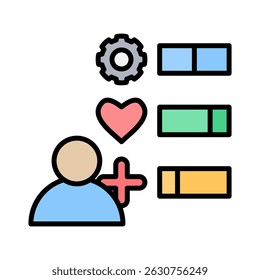 Soft Skills-Symbolelement für Design