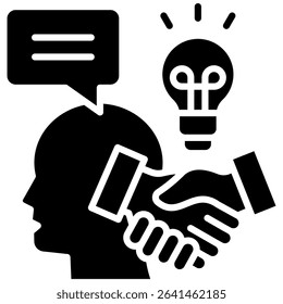 Soft Skills Icon Glyph Vector Illustration