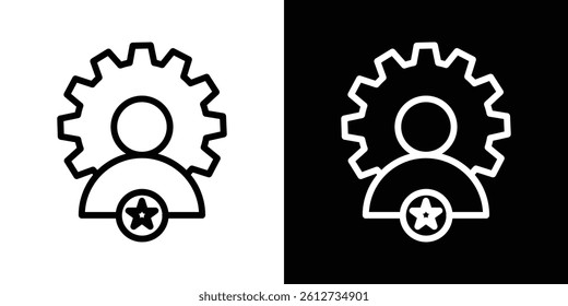 Soft skills icon set. Black illustration isolated for graphic and web design