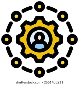 Symbol "Soft Skills". Vektorgrafik.