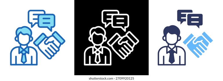 Soft Skills Icon triplestyle Vector Illustration