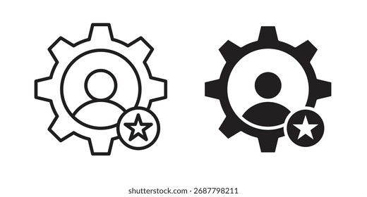 Soft skills icons simple vector set. logo sign symbol set