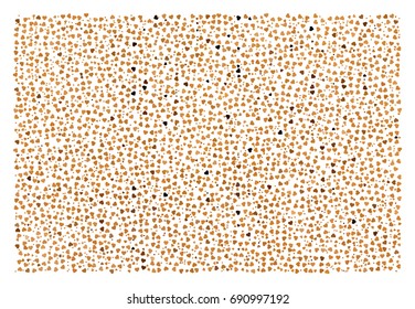 Soft skin abstract vector illustration background texture made of small hearts