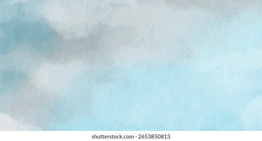 Soft Sky Blue Hand-Painted Watercolor Texture on Wet White Paper with Gentle Aquarelle Wash for Elegant Branding, Posters, and Modern Product Visuals