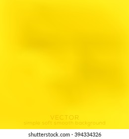 Soft and smooth abstract elegant, gradient mesh background. Vector illustration, yellow color tone.