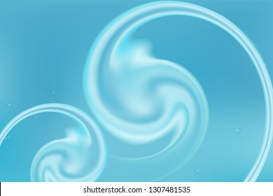 soft and smooth blue background. illustration vector.