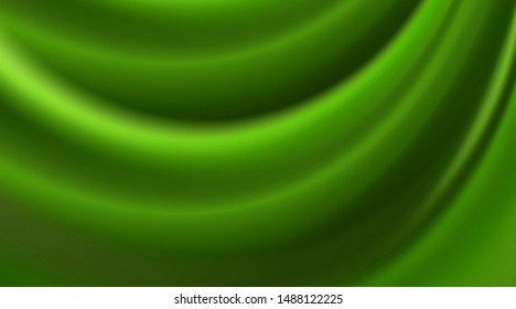 Soft and smooth green background for cosmetic or beauty product ad design, illustration vector.	
