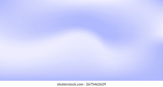Fundo de gradiente suave de lavanda clara. Papel de parede de onda de cetim roxo pastel. Fundo de cor lilás abstrato para banner, folheto, apresentação, publicidade. Vetor sutil desfoque líquido violeta.Vetor