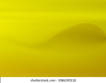 Soft and smooth lines minimalist concept golden yellow color tone background.