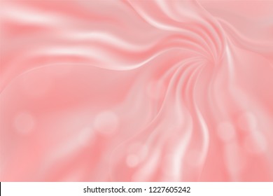 soft and smooth pink background for cosmetic or skincare ad. illustration vector.
